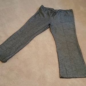 New York and company gray linen pants